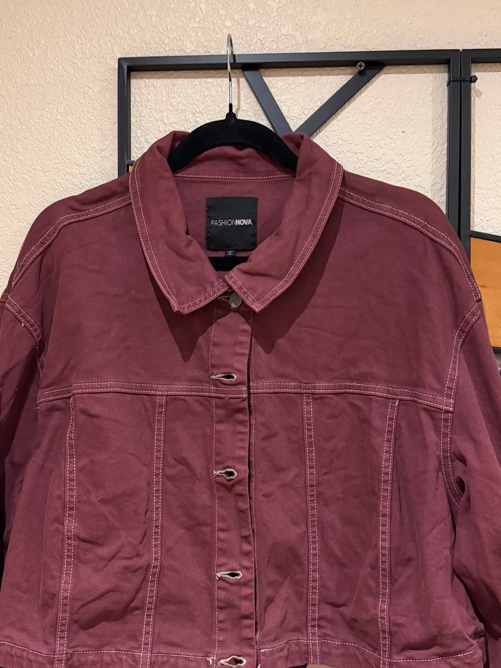 Cropped button-front jacket by Fashion - Picture 2 of 5